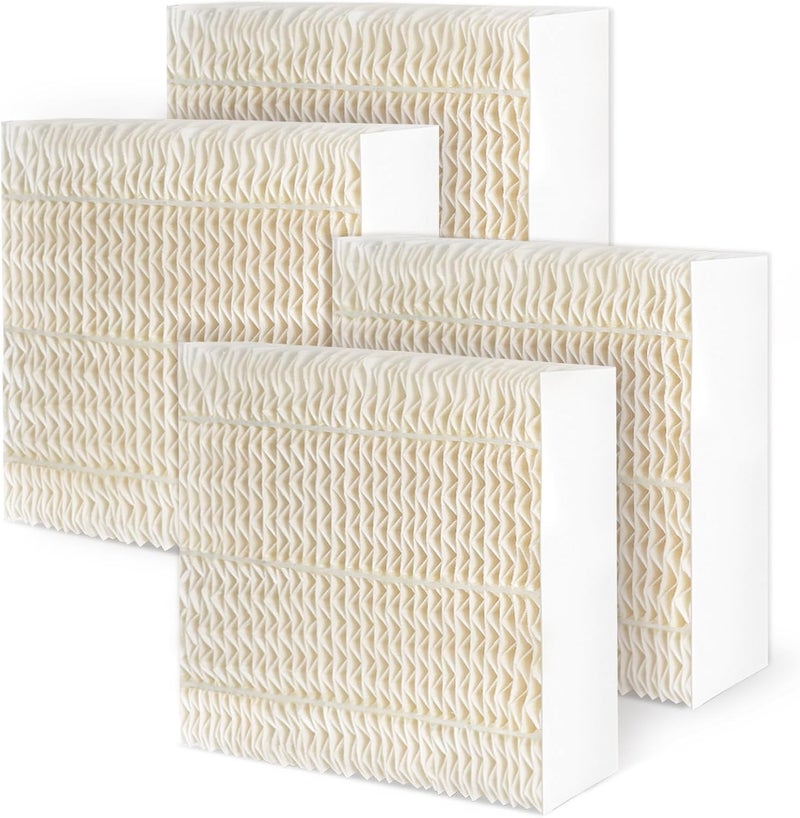 Techecook 1043 Super Humidifier Wick Filters (4 Pack) Replacement for Essick AirCare Evaporative Humidifiers EP9500 EP9700 EP9800 831000 821000 826000 826800 and Bemis Space Saver 800 8000 Series - Image 1
